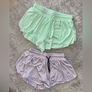 Justice - Mint and Lavender Skorts for Kids - BUNDLE OF 2